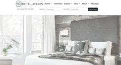 Desktop Screenshot of hoteljackson.com